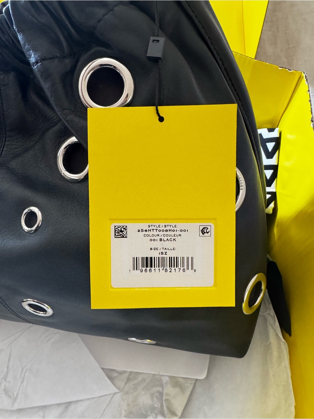Marc Jacobs Grommet Charm Cristina Leather Tote Bag - Picture 8 of 10